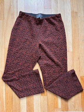Anthropologie Men's Rust and Black Patterned Chinos